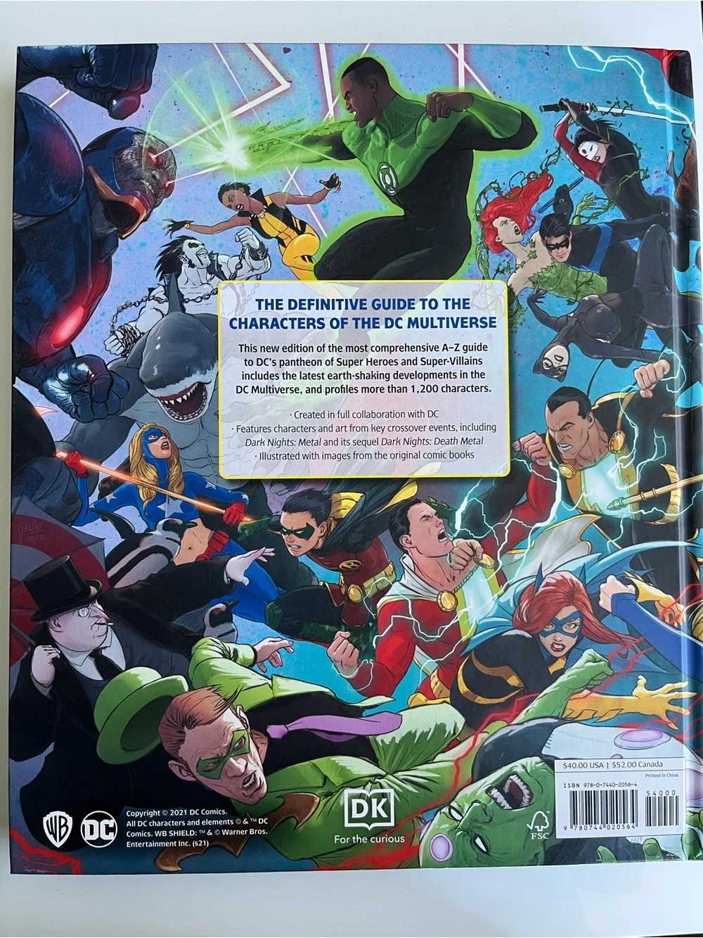 Target DC Comics Encyclopedia Hardcover - Red, Blue, Yellow, Black